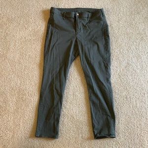 Olive denim pants